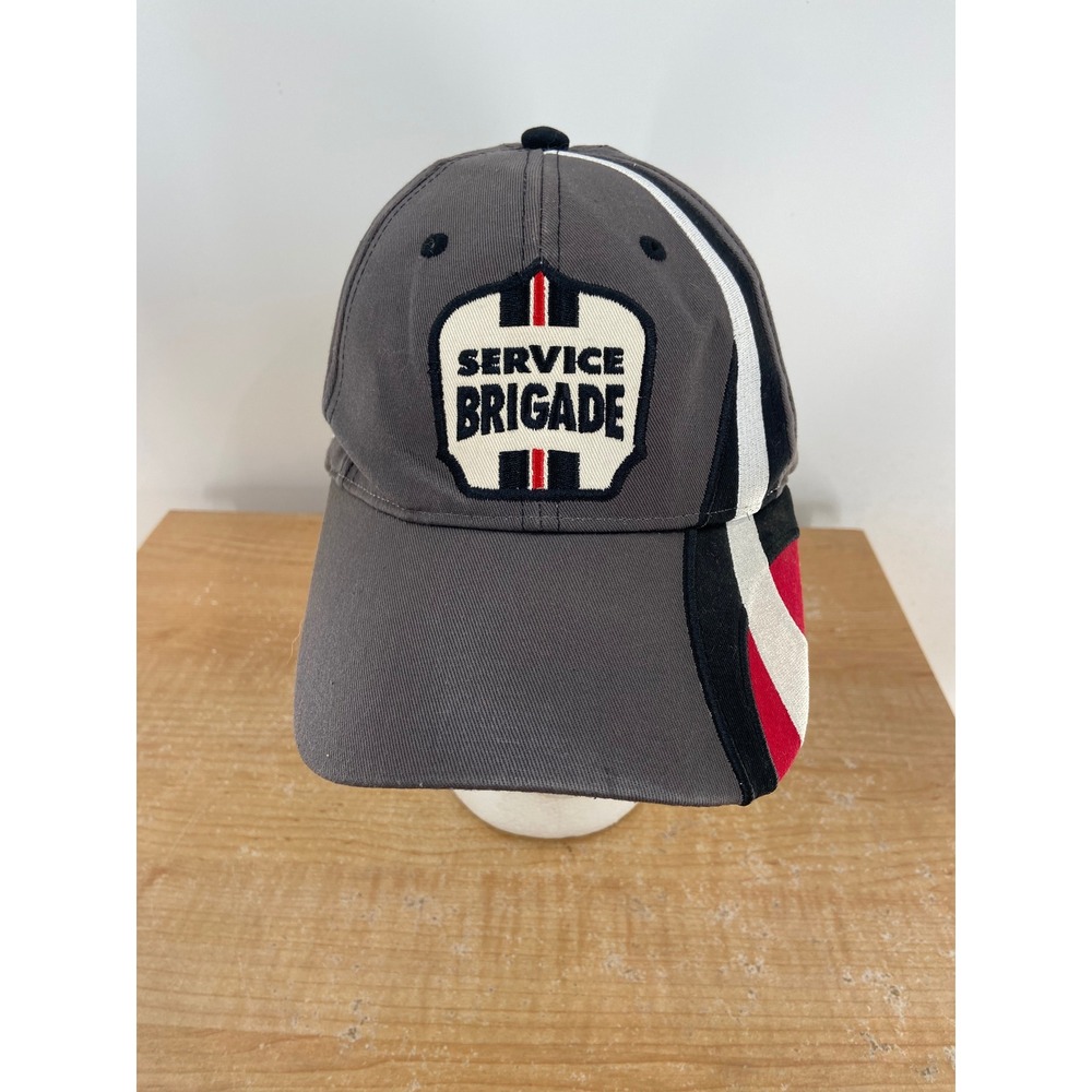 Cap America Service Brigade Pierce Medtec Oshkosh Gray Adjustable Baseball Hat